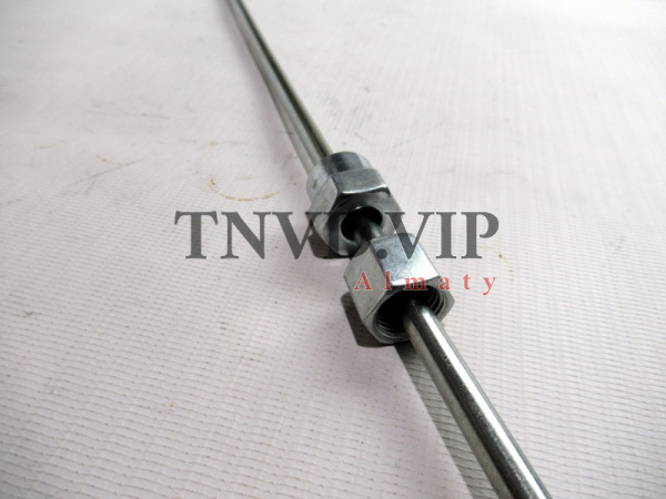 Трубки ТНВД (на форсунки) WD615 Euro II прямая 60 см 2 большой/маленький наконечник (хорошее качеств [14517]