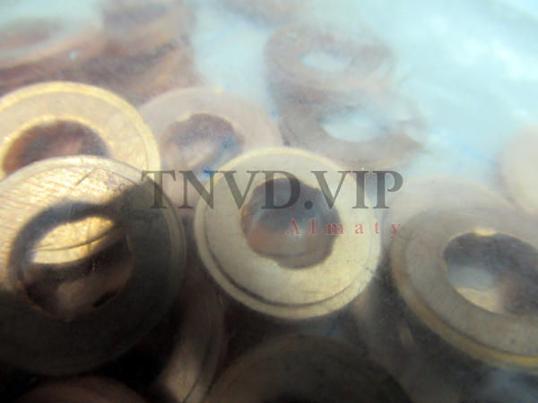 Шайба форсунки медная 7*15*2 Euro3 (внутренние зубцы) (по 100шт) [80645]