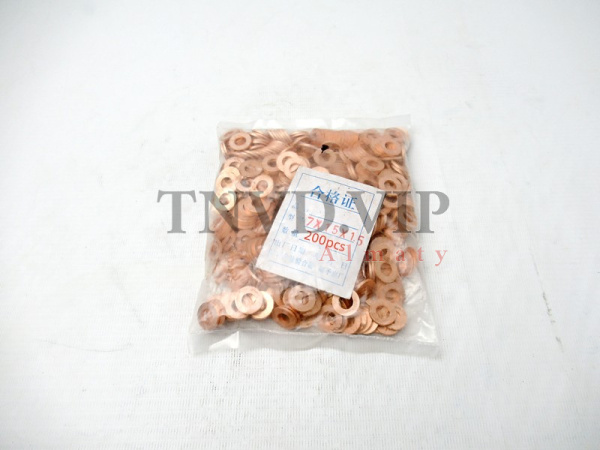 Шайба форсунки медная 7*15*1.5 (200шт/уп) [90731]