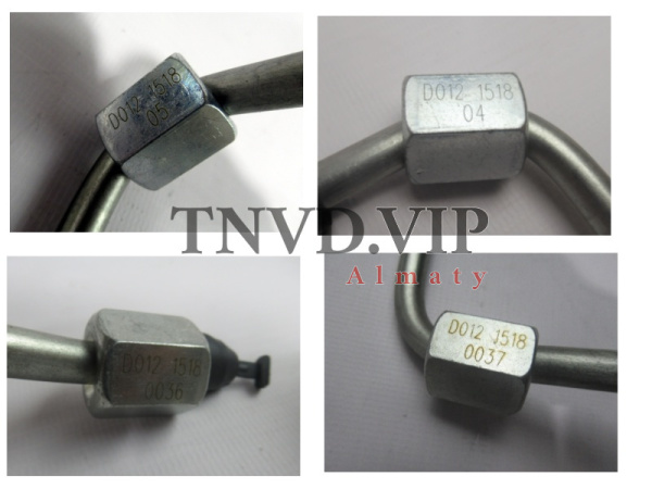 Трубки ТНВД (на форсунки) WEICHAI WP12 (8шт) [20258]